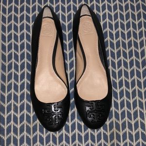 Tory Burch Black Flats